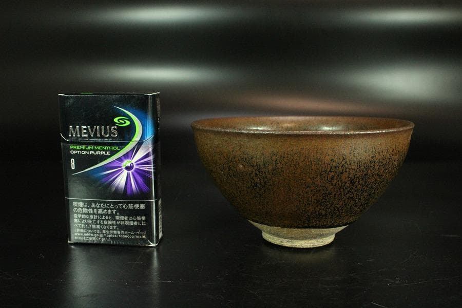 茶道具 唐物 中国 乃木目 天目茶碗 供御 天目台 揃(K-LC562)