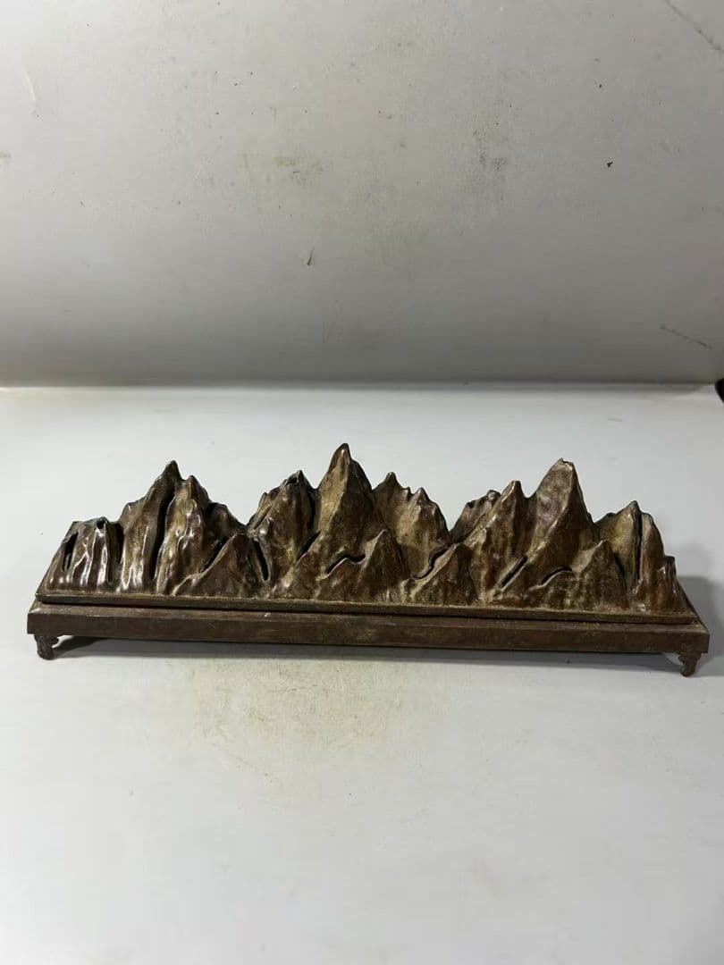 銅 細工 千里江山香炉 室内檀香炉 茶道薫香炉 香道具 装飾品 工芸品 置物