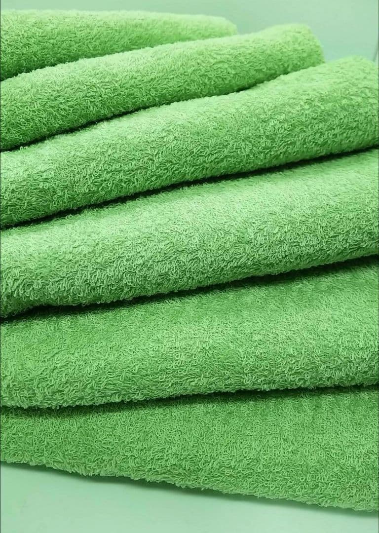 24枚組 新品泉州タオル 高級綿糸コーマコットンフェイスタオル【モスグリーン】