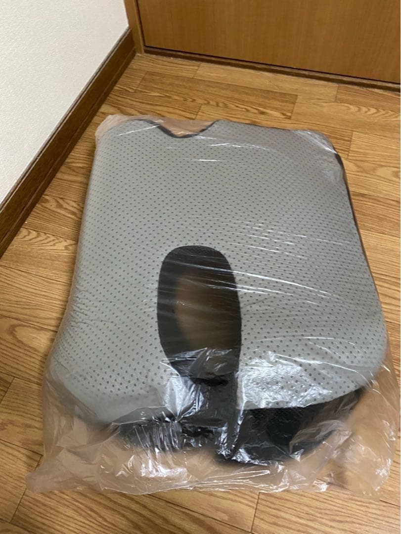 X Large 坐骨神経痛 クッション メモリーフォームクッション ブラック