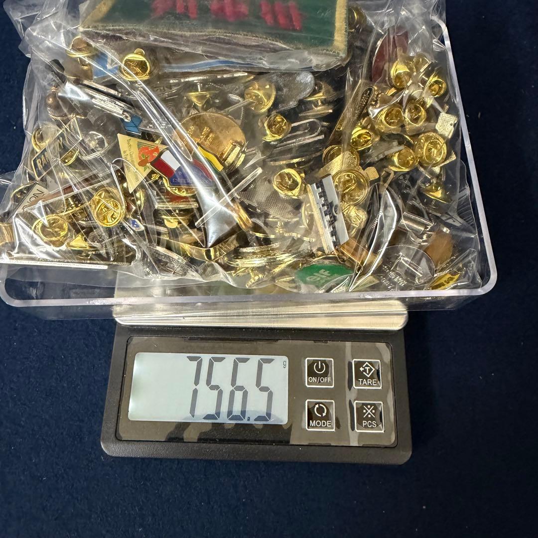 ピンバッジ タイピン 徽章 まとめ 大量 総重量約756g