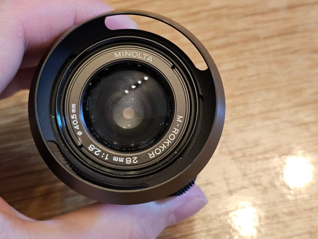 d*3様 MINOLTA●CLE M-ROKKOR 28㎜ 1:2.8 40.5