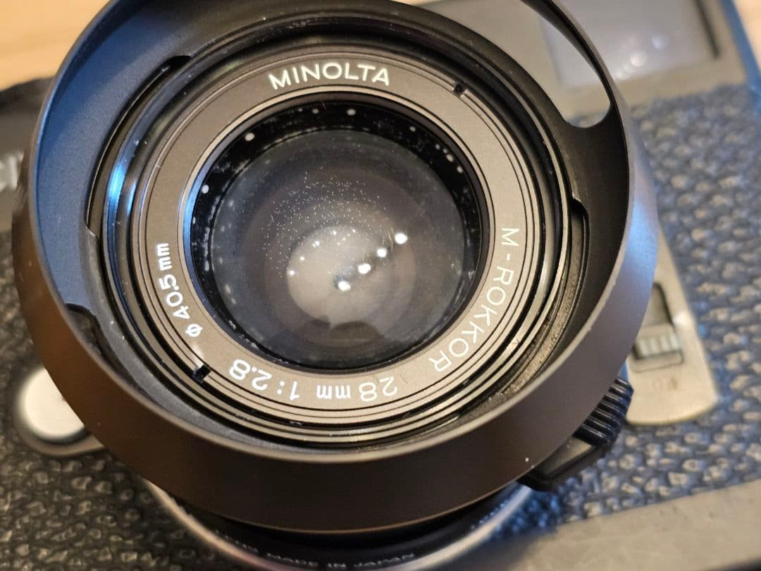 d*3様 MINOLTA●CLE M-ROKKOR 28㎜ 1:2.8 40.5