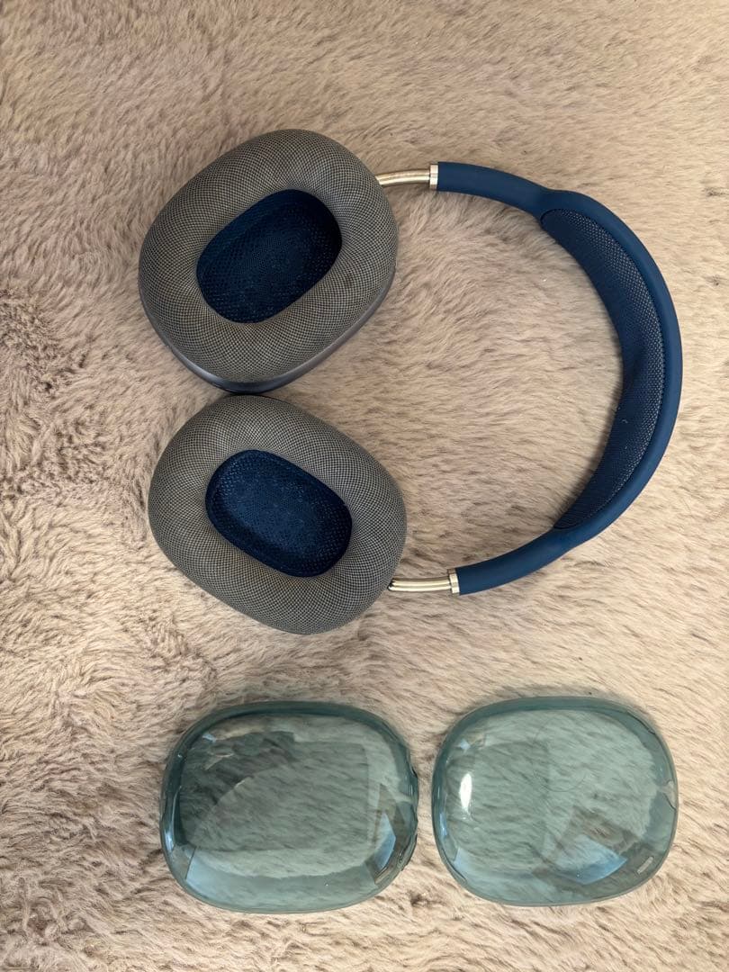 AirPods max ワイヤレスヘッドフォン ブルー　青