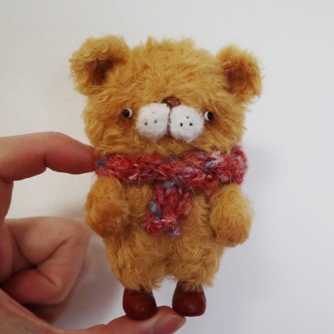モコモコくまさん ぬいぐるみ ハンドメイド テディベア 海外作家様 熊