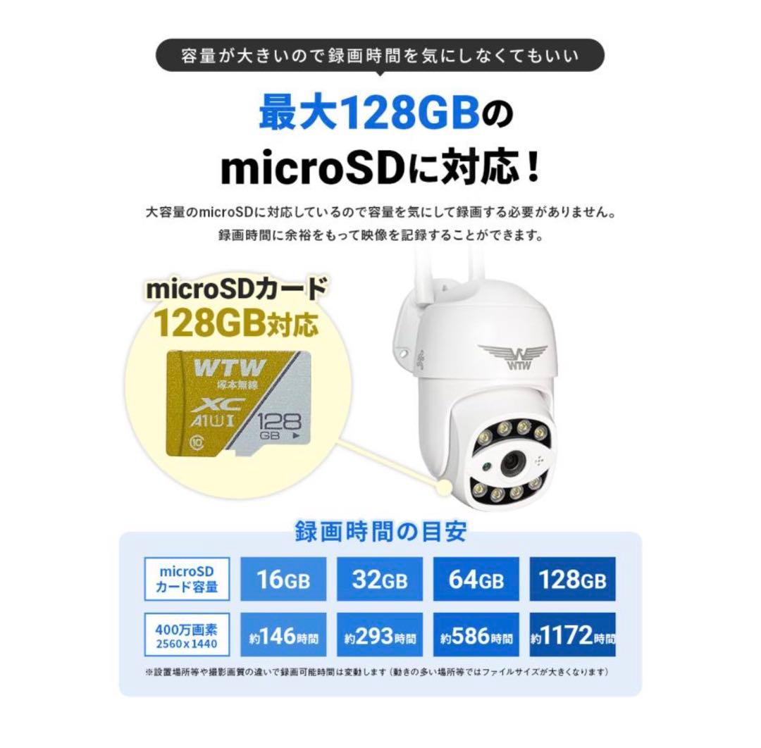 新品　未使用　WTW ゴマちゃん2 Plus 300万画素 防犯カメラ