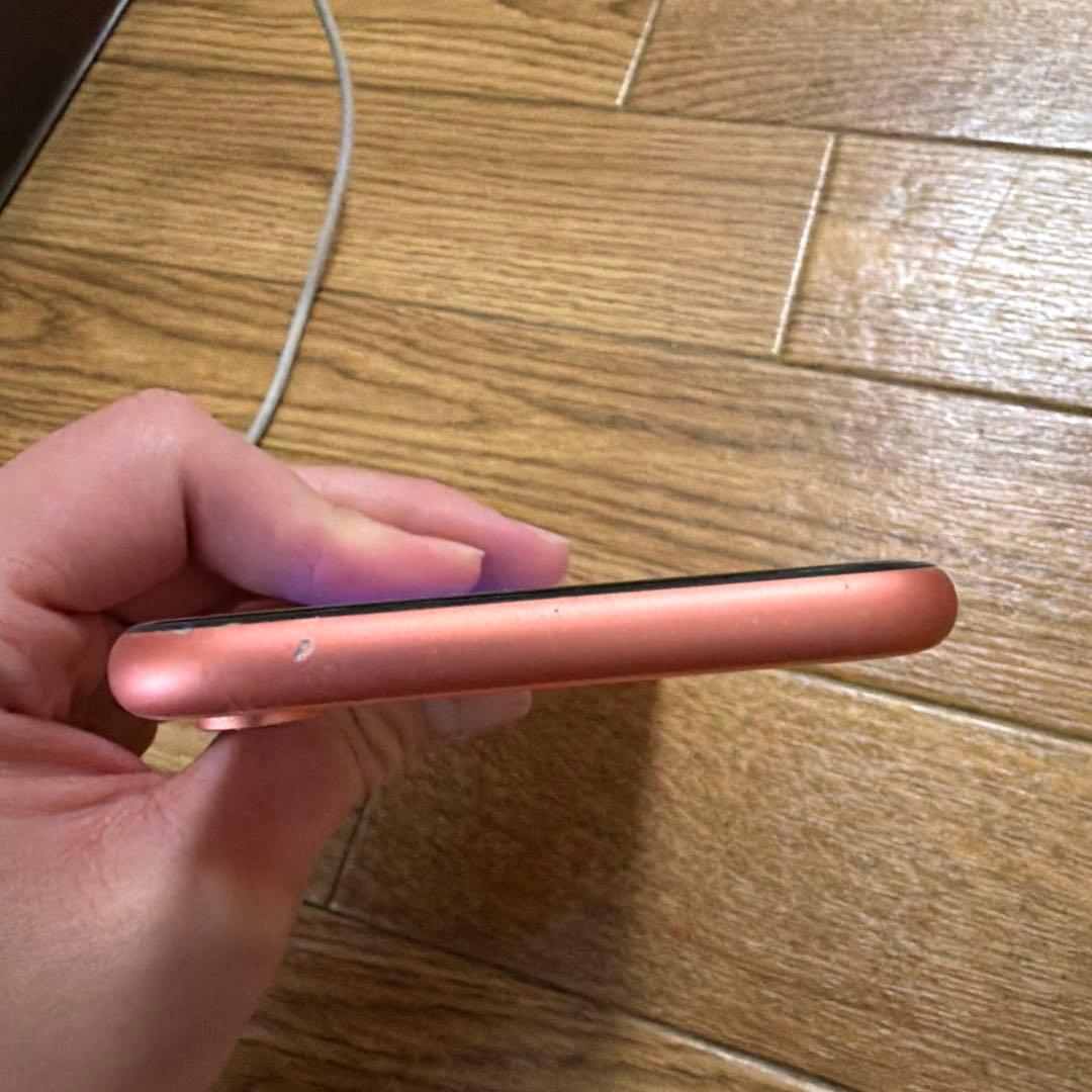 【‼️最終‼️】iPhone XR 64GB コーラル SIMフリー 本体｜ケース付