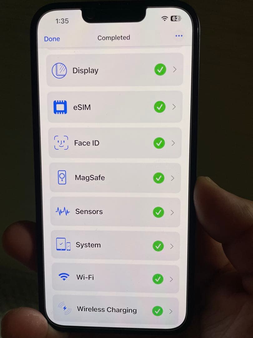 iPhone 13 96%バッテリー