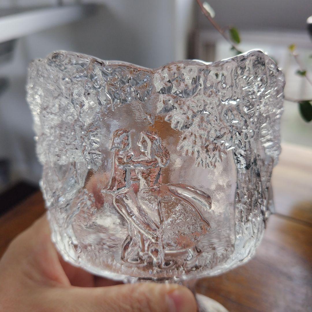 【未使用極美品】KOSTA BODA コスタボダ 脚付きコンポートガラス