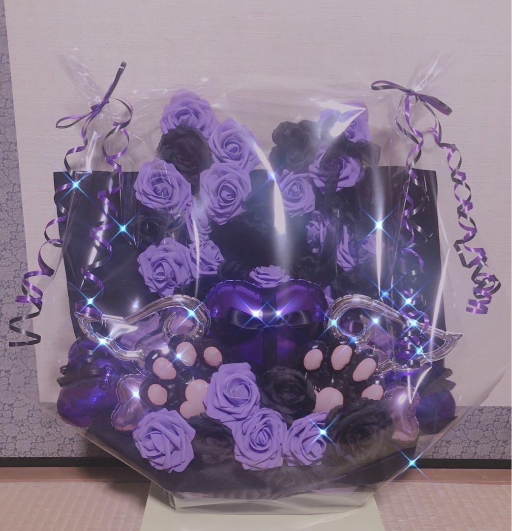 バルーンギフト　バルーンアレンジ 生誕祭　猫　ねこ　ライブ　祝花　推し活