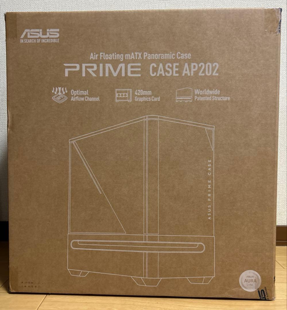 PCケース ASUS PRIME AP202 TG ARGB WHITE