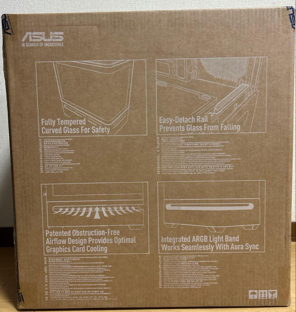 PCケース ASUS PRIME AP202 TG ARGB WHITE