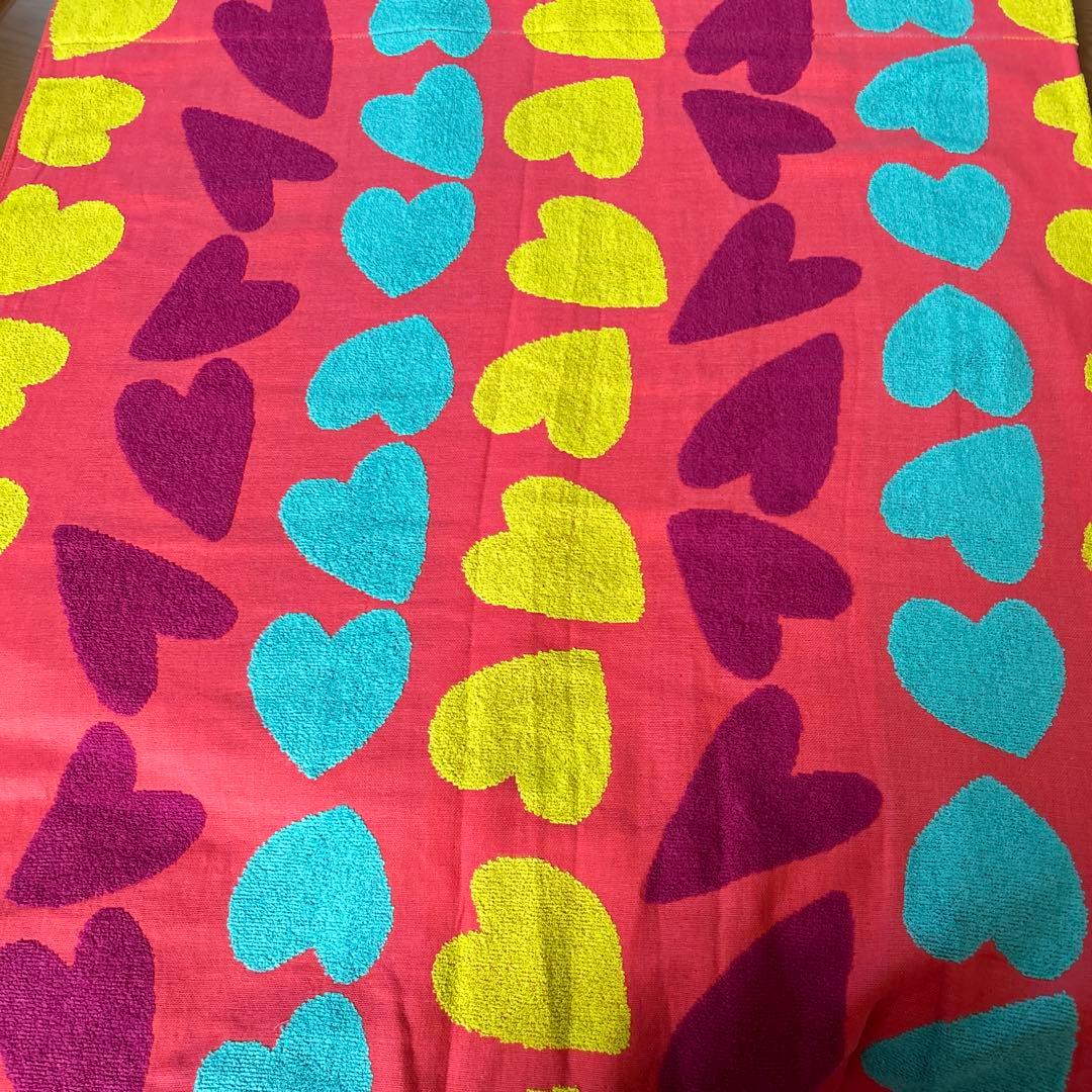 新品　マタノアツコ　タオルケット ハート柄　140✖️190 西川