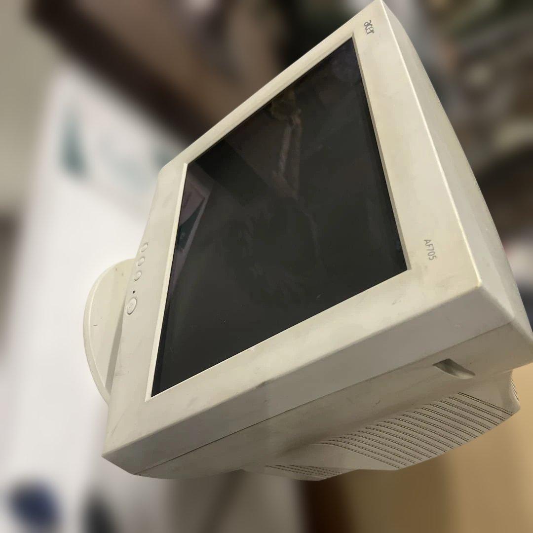 Acer AF705 ホワイト モニター 本体