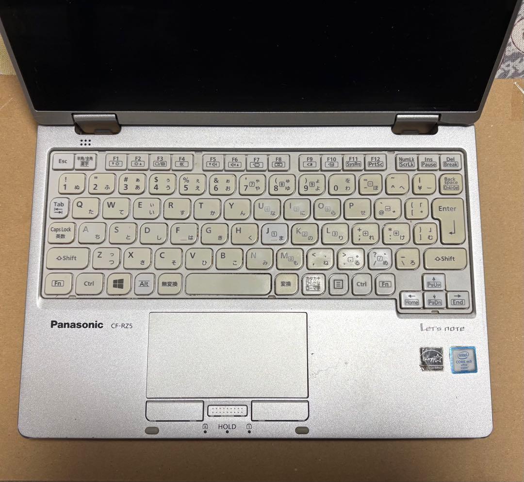 完動品　Panasonic CF-RZ5 小型ノートPC　アダプター付き