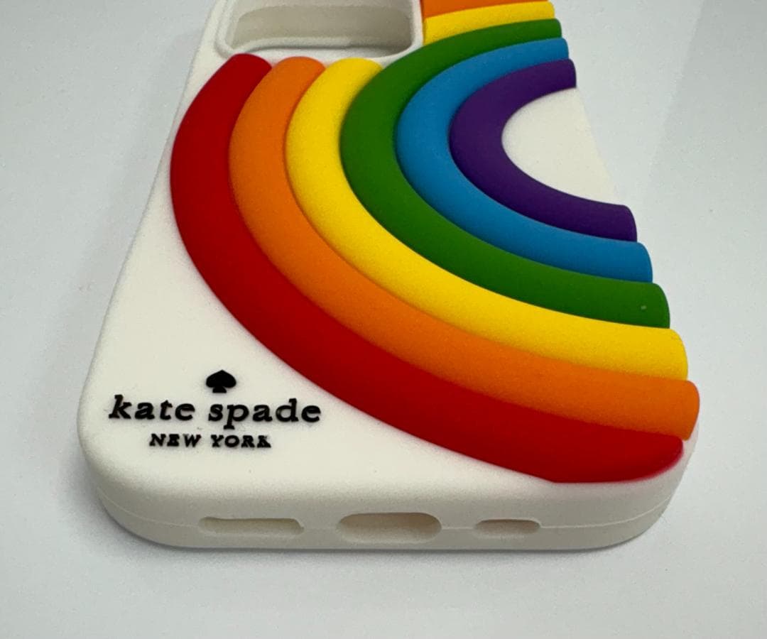 kate spade iPhone 14 Pro レインボーケース