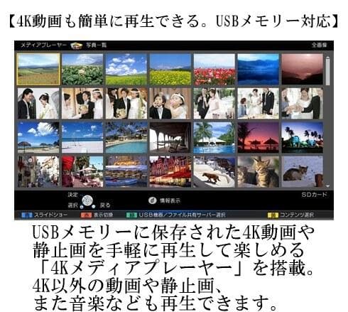 2016年Panasonic製４９インチ４K画質インターネットTV