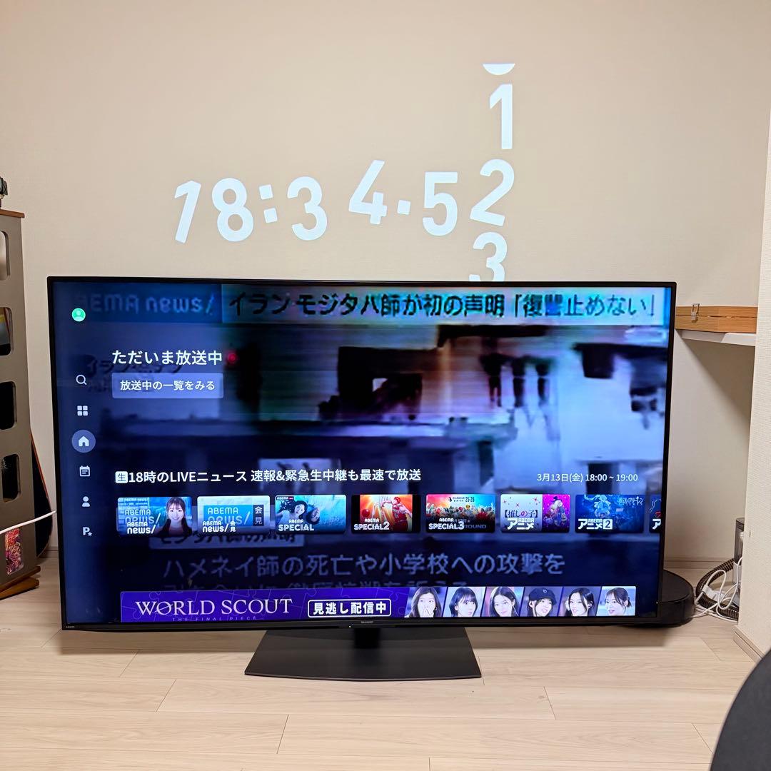シャープ 70V型 4K液晶テレビ AQUOS 4T-C70DN1