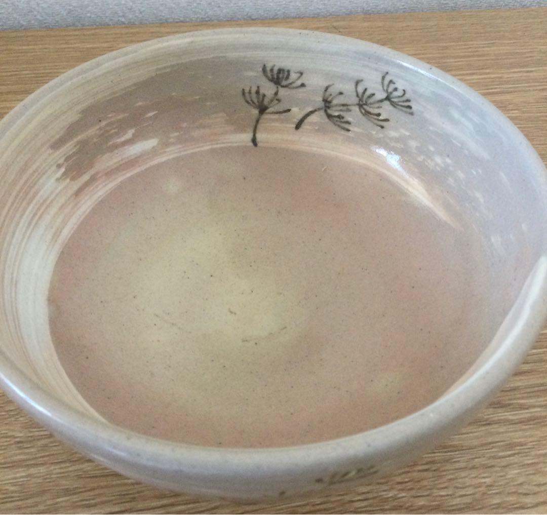 朝日窯　水草　平茶碗