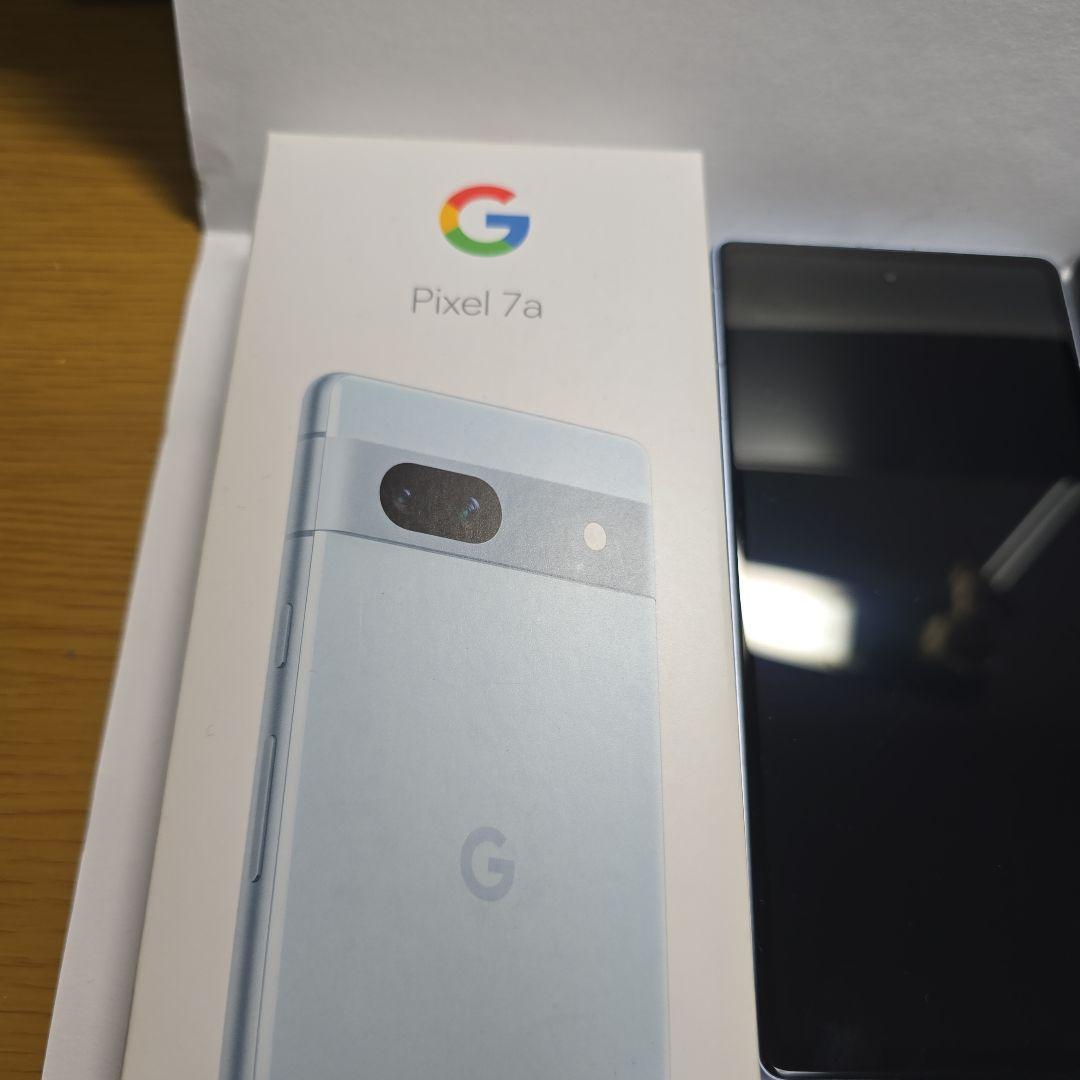 Google Pixel 7a カラーsea（薄い水色）送料込 画面フィルム付