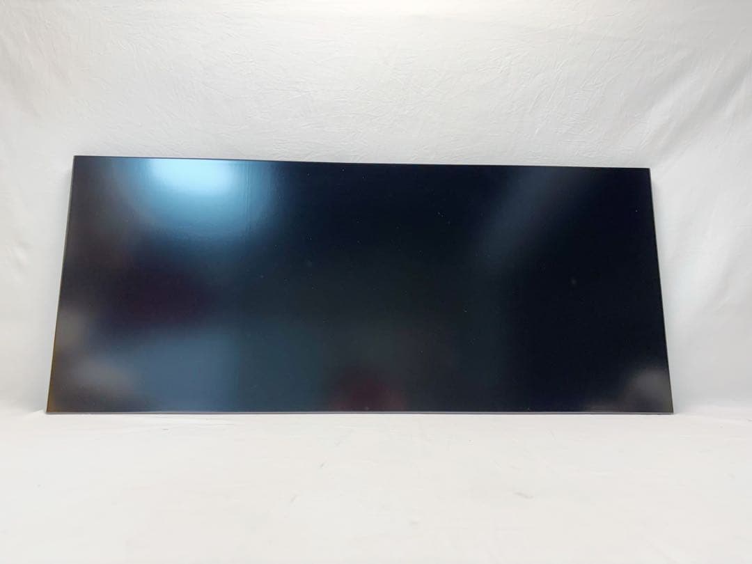 ほぼ未使用 茶道具 木製黒真塗 風炉長板 敷板 紙箱