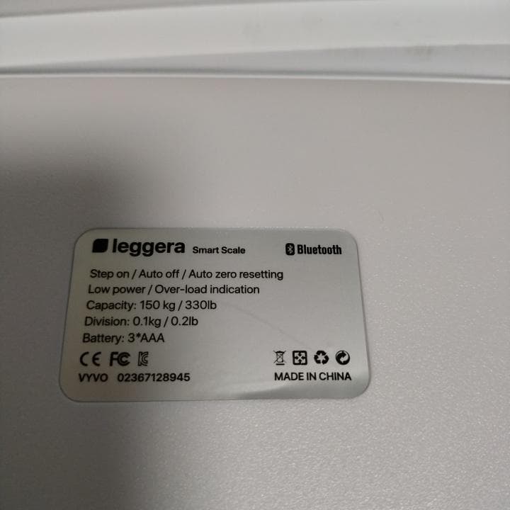 新品未使用 VYVO leggera 体組成計