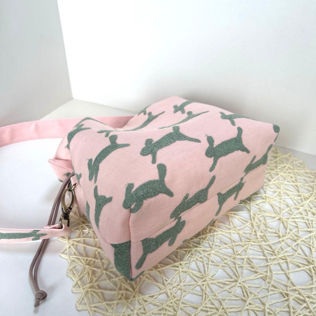 《SALE》ミナペルホネンエアリーポシェット(肩掛けショルダー付き)