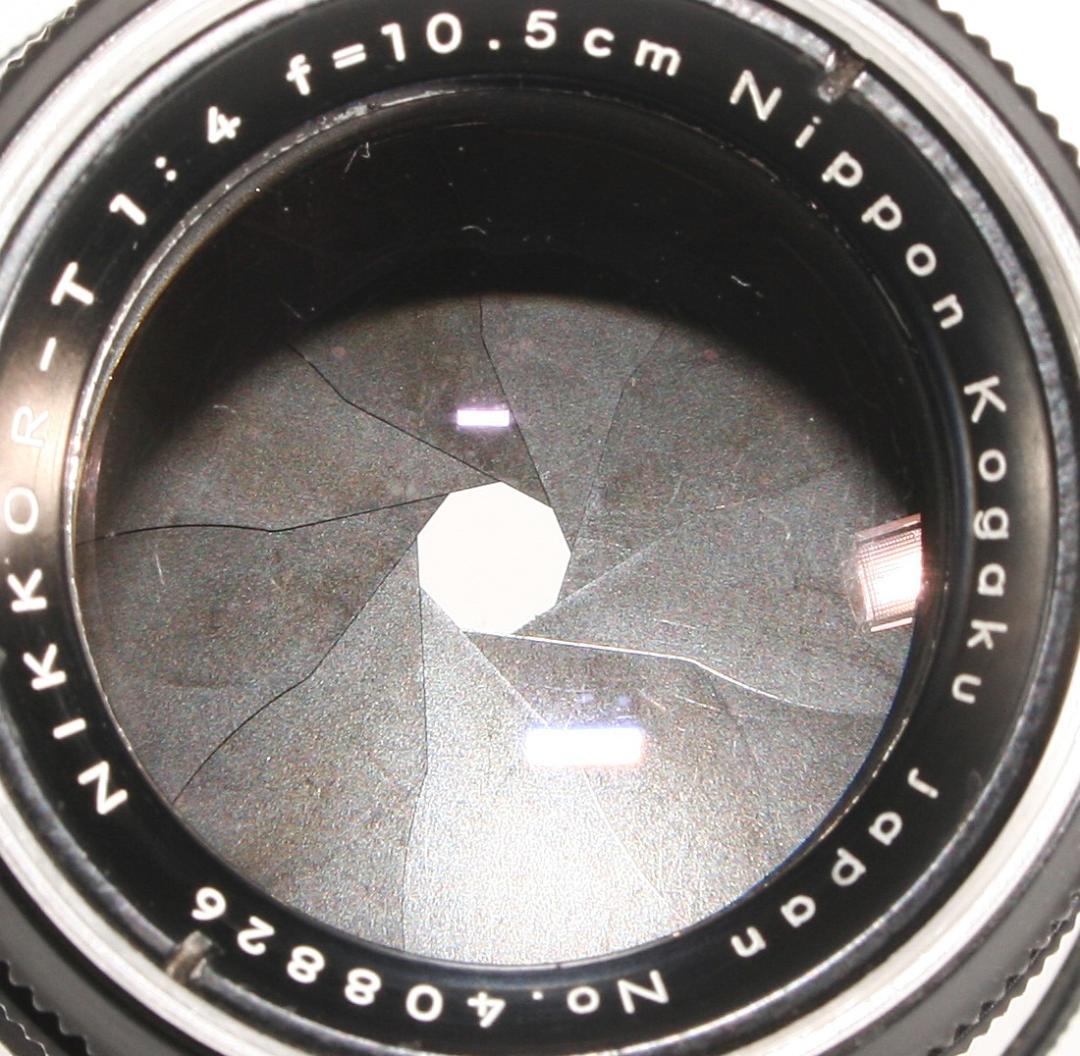 【良品】Nikon NIKKOR-T 10.5cm f/4 非Ai レア