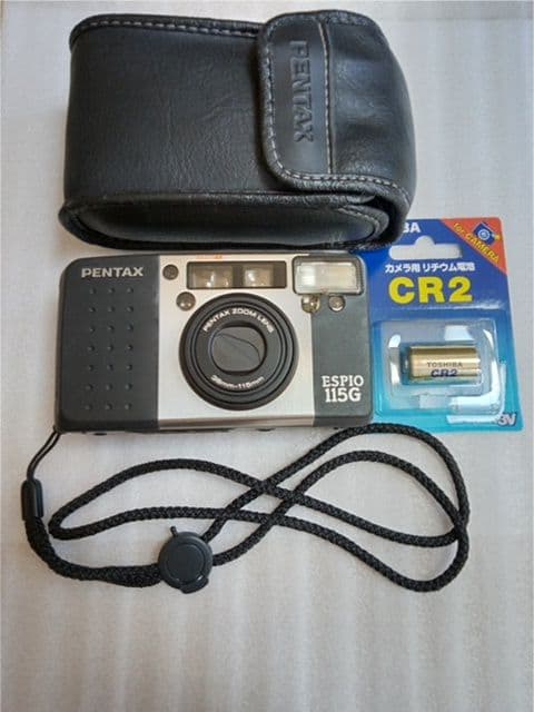 PENTAX ESPIO 115G 純正ケースと電池付き