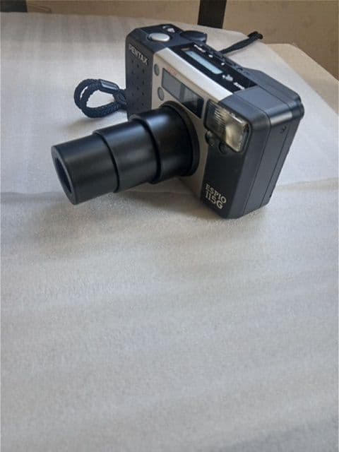 PENTAX ESPIO 115G 純正ケースと電池付き