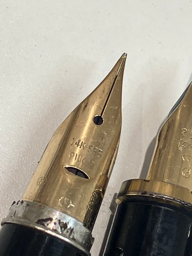 Pilot M-85 万年筆 6本セット 黒 赤