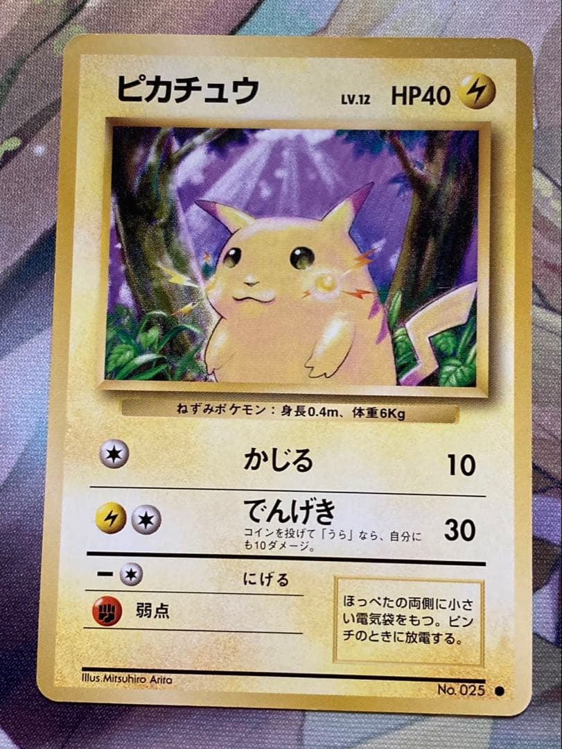 ポケカ　ピカチュウ　そらをとぶピカチュウ　なみのりピカチュウ　イーブイ　旧裏