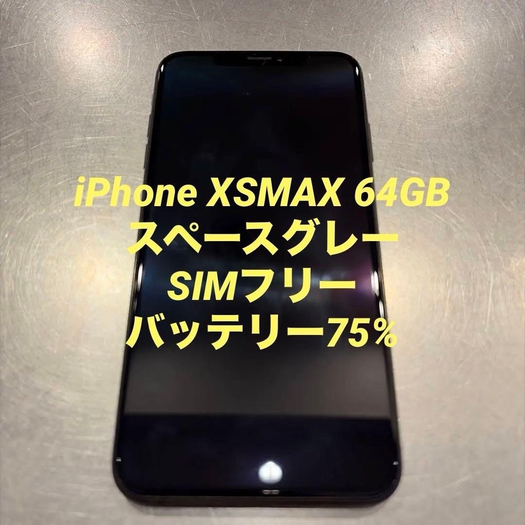 Apple iPhone Xs MAX 64GB スペースグレイ
