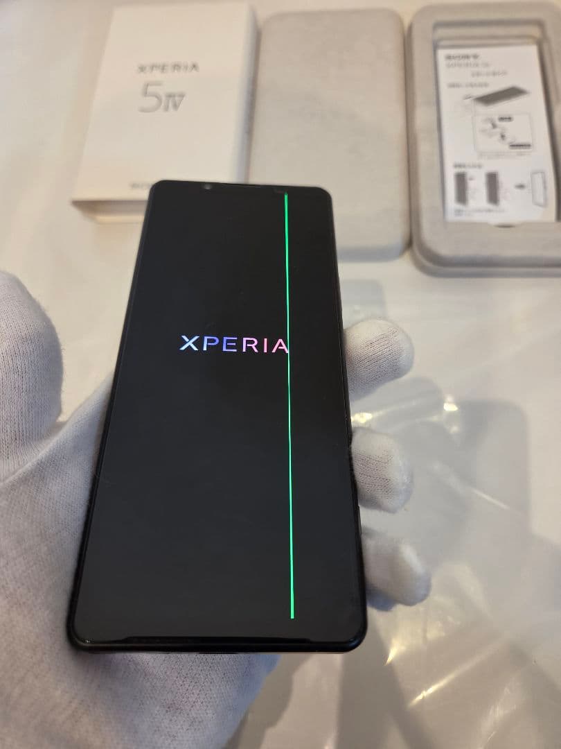 Sony Xperia 5 IV ブラック 256GB simフリー　緑線有り