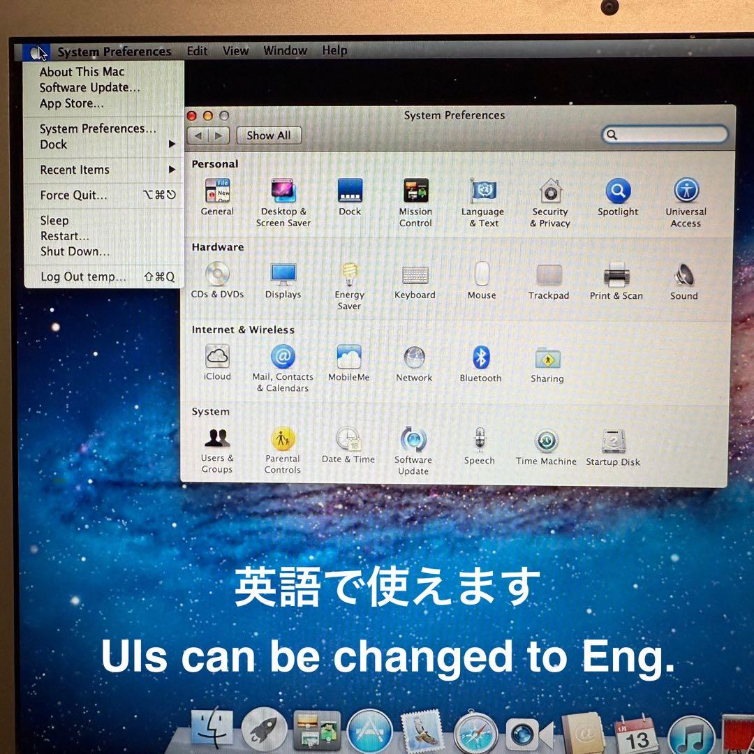 MacBook本体 MacBook Air (13-inch, Mid 2012, Core i7)