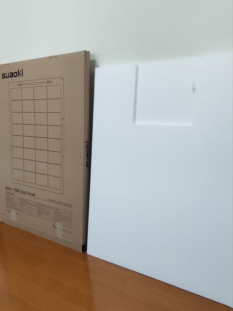 【新品同様】Suaoki 100w ソーラーパネル 防災 キャンプ ポタ電