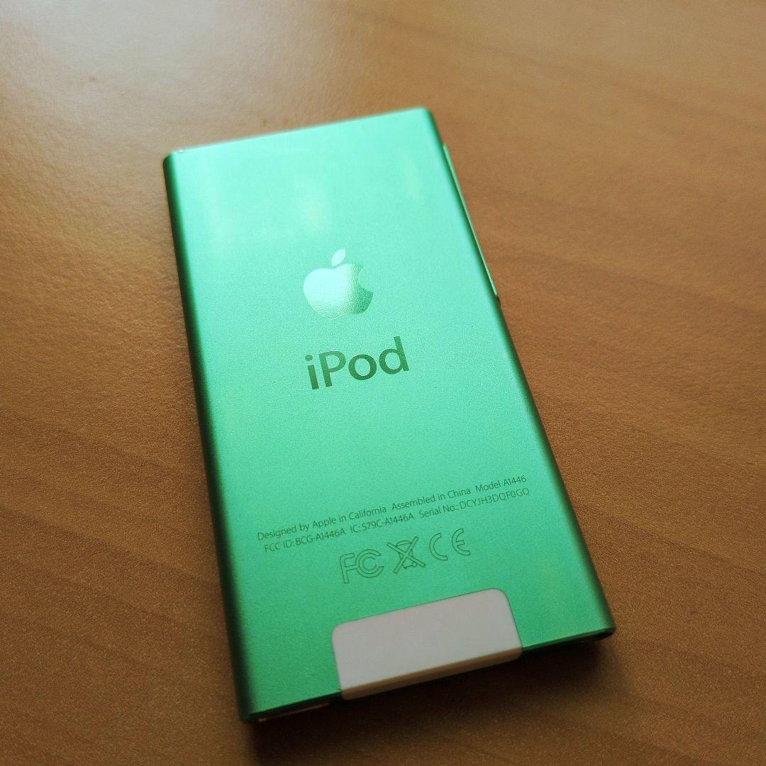 【週末値下げ中】　iPod nano A1446 第7世代　グリーン