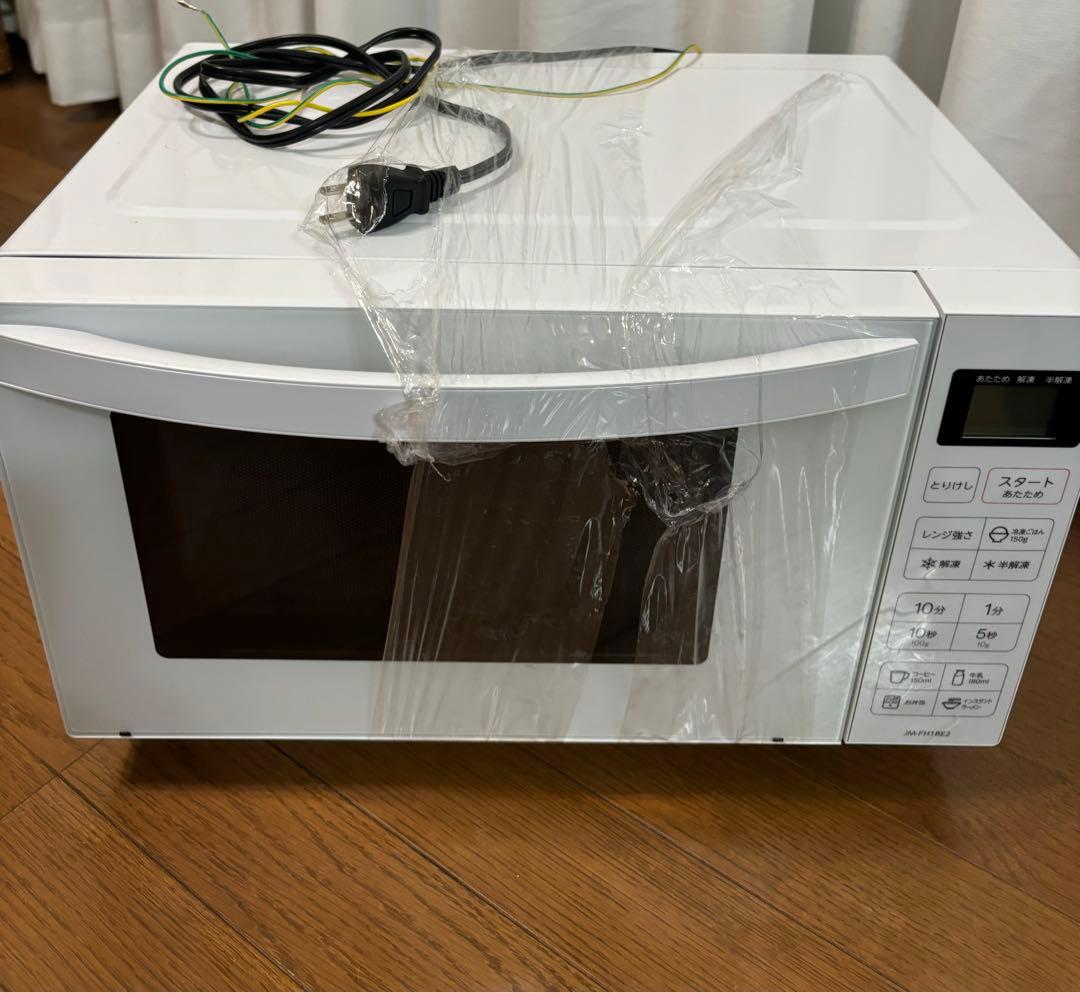 美品　Haier JM-FH18E2 フラット電子レンジ 18L