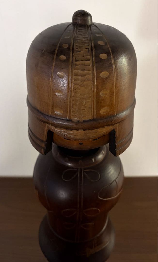 関口 三作 Sansaku 創作 こけし kokeshi 人形 レトロ 武人