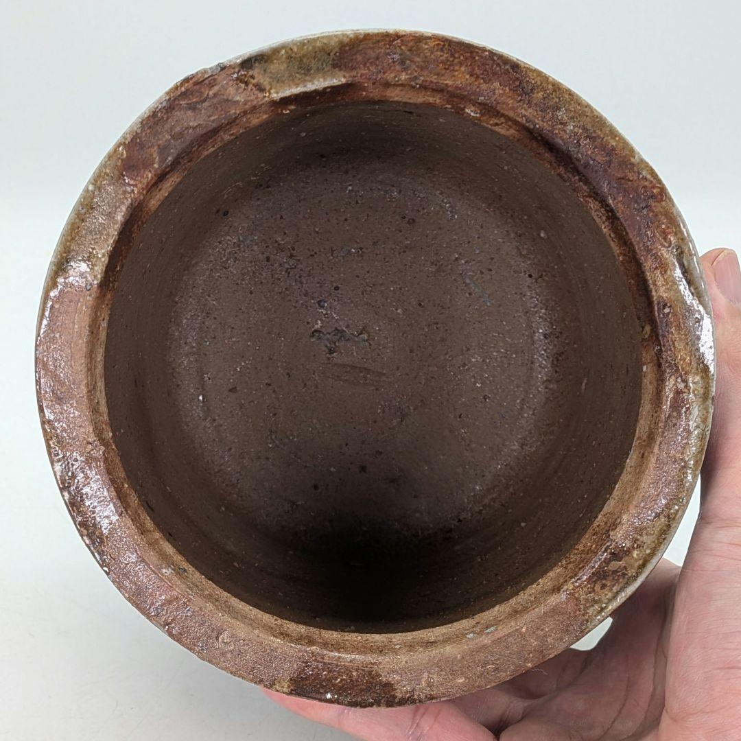 人間国宝 藤原啓 備前焼 水指 共箱共布栞 抹茶道具 茶器 塗り蓋 食器 水差