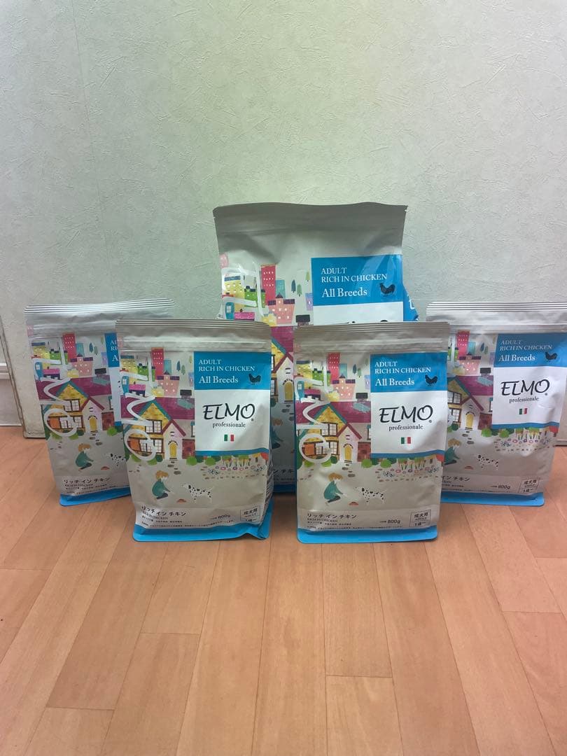 ELMO リッチインチキン 計6.2kg(3kg×1袋、800g ×4袋)