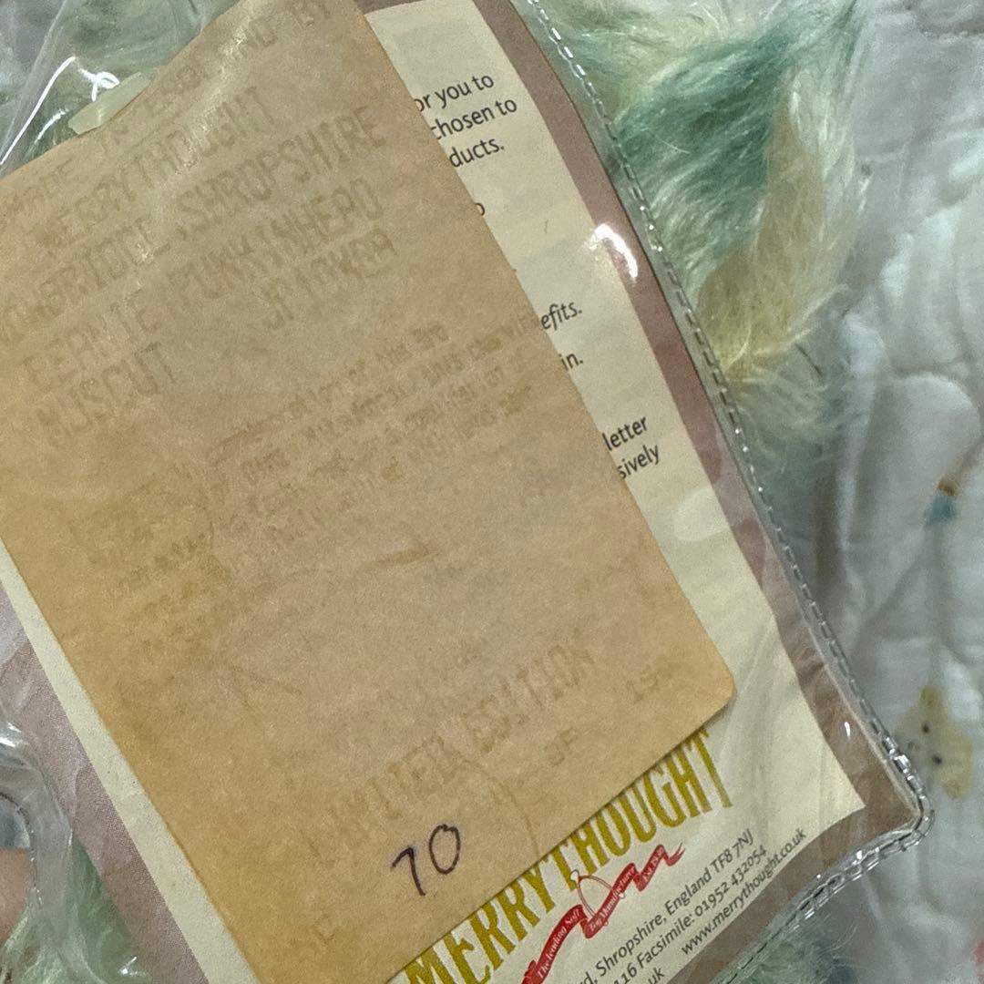 MERRYthoughtメリーソートビーニーパンキンヘッド2002年製日本限定