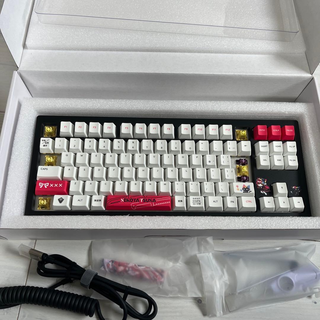 ぶいすぽっ！　猫汰つなEdition キーボード【訳あり】