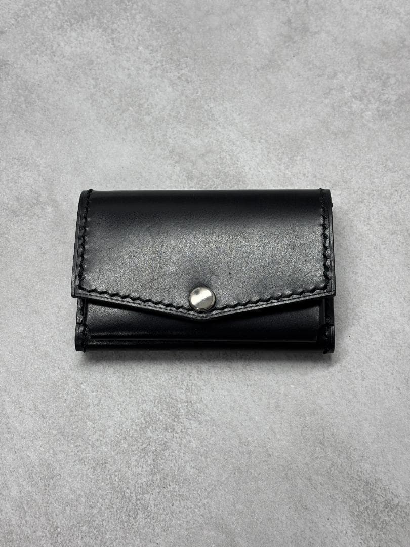 ブラックレザー【コンパクト財布】