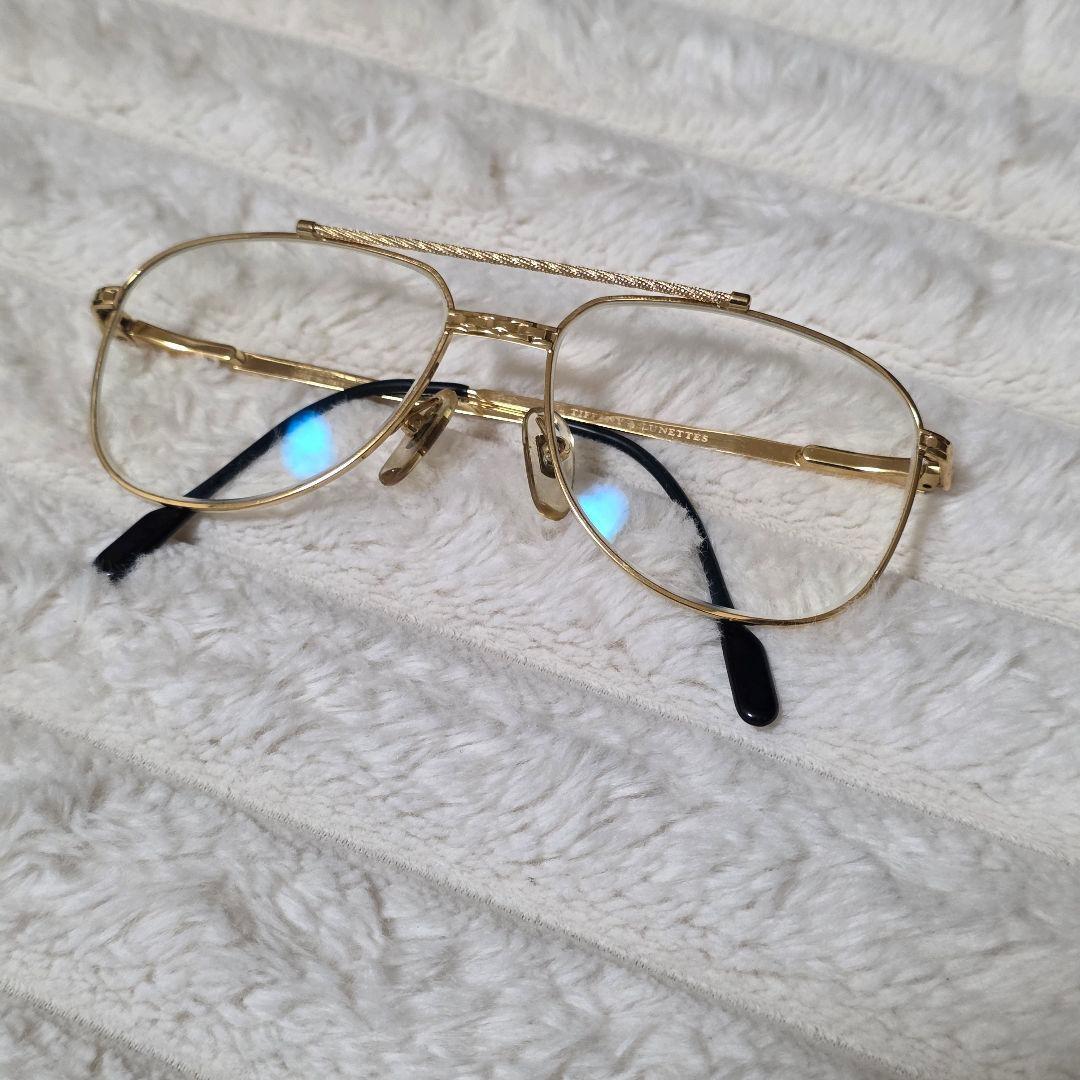 Tiffany LUNETT 23k gold sunglasses 希少