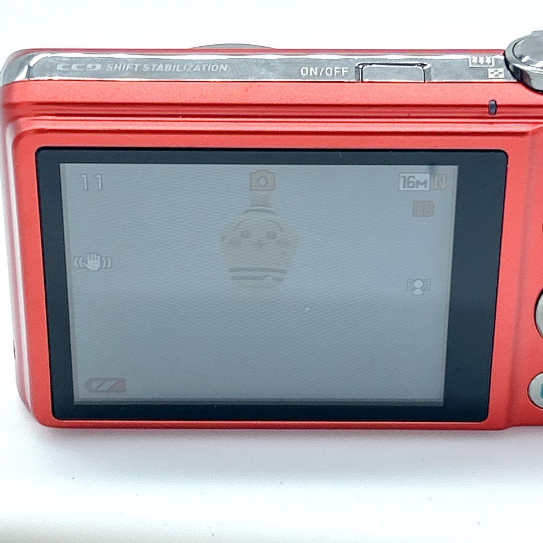 美品✨　動作品　CASIO EXILIM EX-ZS160 レッド　赤　箱あり