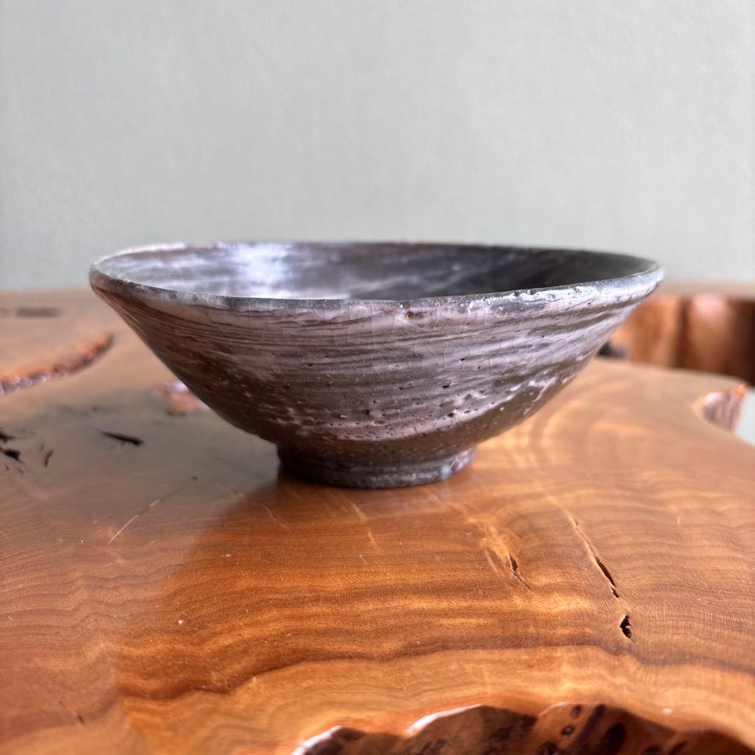 刷毛目茶碗 須田祥豊造 共箱 抹茶碗 茶道具 （6y）