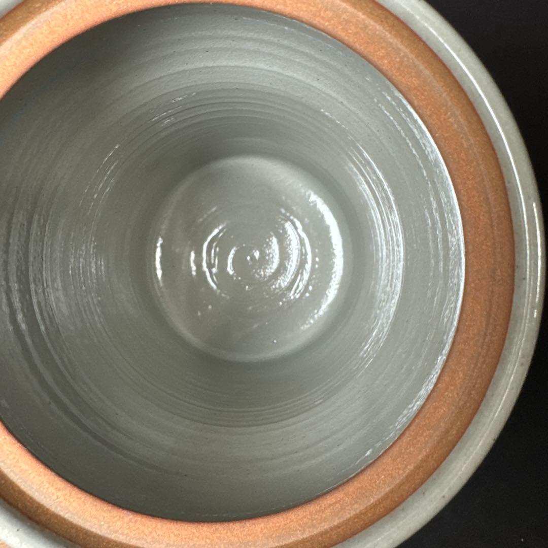 J08 送料無料　水指　永豊　細水指　茶道具　茶室　乾山　雁に秋草