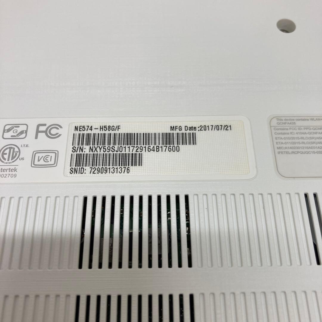 Gateway N16Q2 NE574-H58G/F ノートパソコン