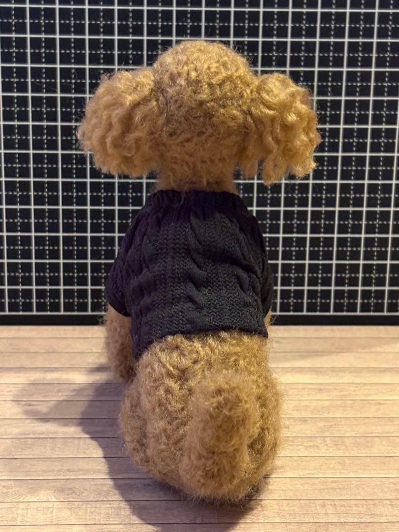 羊毛フェルト トイプードル（レッド）